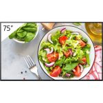   Sony Bravia FW-75BZ35L Professional 24/7 75" IPS LED smart LFD monitor fekete