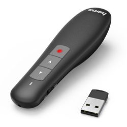 Hama X-Pointer lézeres vezeték nélküli presenter (max 12m) fekete Hama X-Pointer lézeres vezeték nélküli presenter (max 12m) fekete