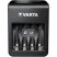 Varta LCD Plug Charger AA/AAA/PP3(9V) NiMH akkumulátor töltő fekete (USB port) + 4x AA 2100mAh battery Varta LCD Plug Charger AA/AAA/PP3(9V) NiMH akkumulátor töltő fekete (USB port) + 4x AA 2100mAh battery
