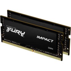 Kingston FURY Impact 32GB 3200MT/s DDR4 - SODIMM memória Non-ECC CL20 Kit of 2 Kingston FURY Impact 32GB 3200MT/s DDR4 - SODIMM memória Non-ECC CL20 Kit of 2