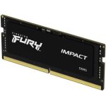   Kingston FURY Impact 16GB 4800MT/s DDR5 - SODIMM memória Non-ECC Unbuffered CL38 fekete