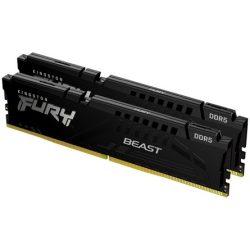 Kingston FURY Beast 16GB 5600MT/s DDR5 memória Non-ECC Unbuffered CL40 Kit of 2 fekete Kingston FURY Beast 16GB 5600MT/s DDR5 memória Non-ECC Unbuffered CL40 Kit of 2 fekete