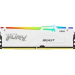   Kingston FURY Beast 16GB 5600MT/s DDR5 memória CL36 fehér RGB