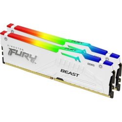 Kingston FURY Beast 32GB 5600MT/s DDR5 memória CL36 Kit of 2 fehér Kingston FURY Beast 32GB 5600MT/s DDR5 memória CL36 Kit of 2 fehér