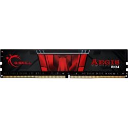 G-SKILL Aegis 16GB 3200MT/s DDR4 memória CL16 fekete-piros G-SKILL Aegis 16GB 3200MT/s DDR4 memória CL16 fekete-piros