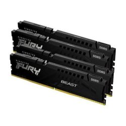 Kingston FURY Beast 128GB 5600MT/s DDR5 memória CL40 Kit of 4 fekete Kingston FURY Beast 128GB 5600MT/s DDR5 memória CL40 Kit of 4 fekete