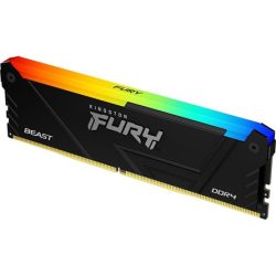 Kingston 8GB 3200MT/s DDR4 CL16 DIMM FURY Beast RGB Kingston 8GB 3200MT/s DDR4 CL16 DIMM FURY Beast RGB