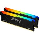   Kingston 64GB 3200MT/s DDR4 CL16 DIMM (Kit of 2) FURY Beast RGB