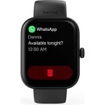   Hama 00178614 "Smartwatch 5000" fekete szögletes okosóra